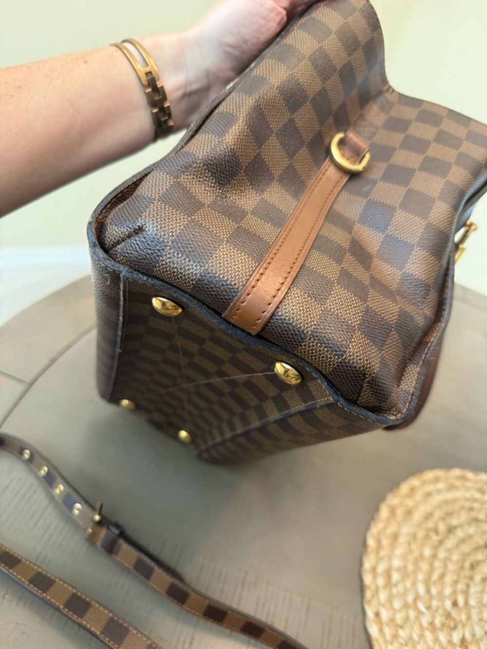 Authentic Louis Vuitton Greenwich PM â Damier Ebene - Picture 8 of 16